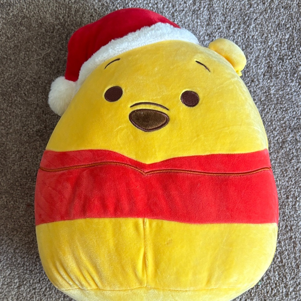 Christmas Pooh Bear Squishmallow
